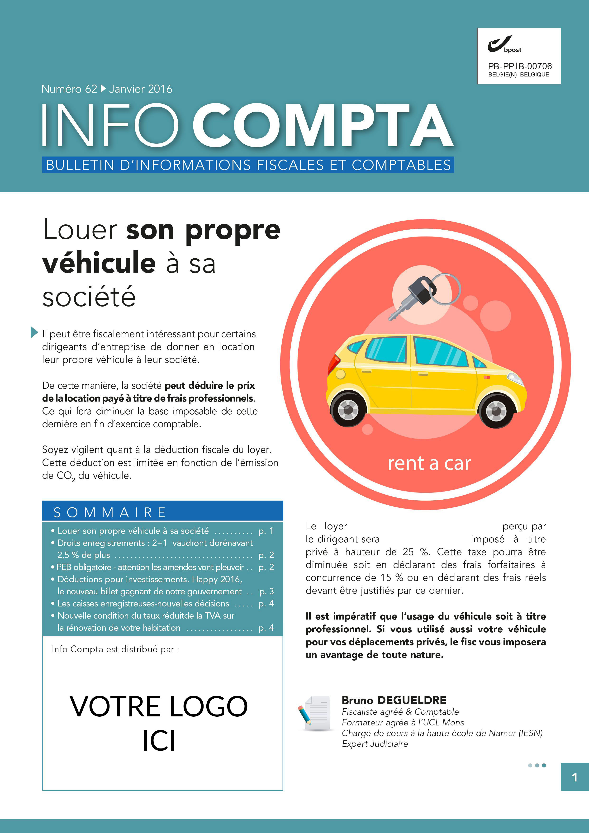 Info Compta - Janvier 2016